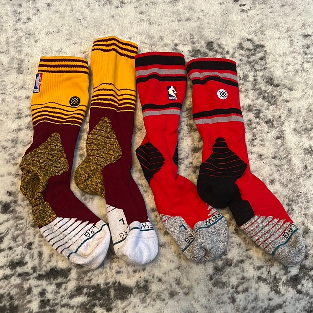 Cavaliers and Trailblazers NBA Socks-Stance- Large